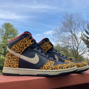 Nike dunk high skinny leopard